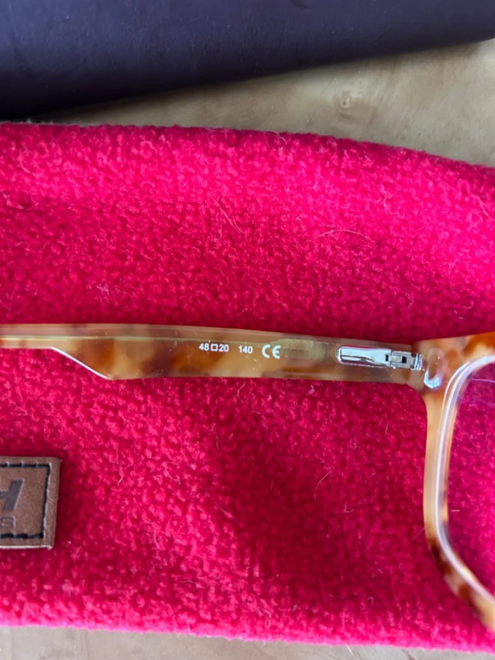 $300 NEW Smith Optics Square Eyeglasses Frames Light Havana Tortoise 48-20-140
